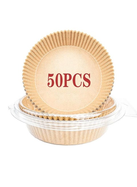 ورق للاستعمال مرة واحدة للمقلاة الهوائية مدور 50قطعة