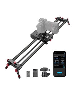 Generic Neewer Motorized Camera Slider ER1-120cm with Remote Controller Carbon Fiber Track Rail with Mute Motor/Time Lapse Video Shooting  - Image 1