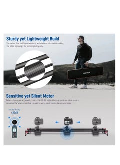 Generic Neewer Motorized Camera Slider ER1-120cm with Remote Controller Carbon Fiber Track Rail with Mute Motor/Time Lapse Video Shooting  - Image 4