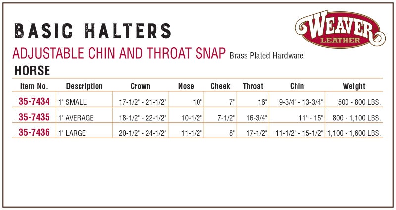 Weaver Leather Basic Adjustable Nylon Halter, Blue, 1" Average Horse - Image 2