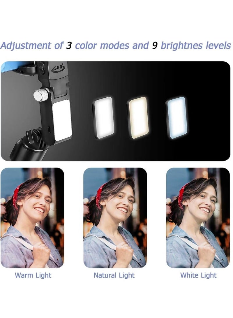 ELTRAZONE Stick Gimbal Stabilizer – 360° Rotation Tripod, 2-Axis Auto Face Selfie Stick with LED Light, Remote Control Intelligent Stabilizer for Android/iPhone Vlogging, YouTube, TikTok Videos - Image 4