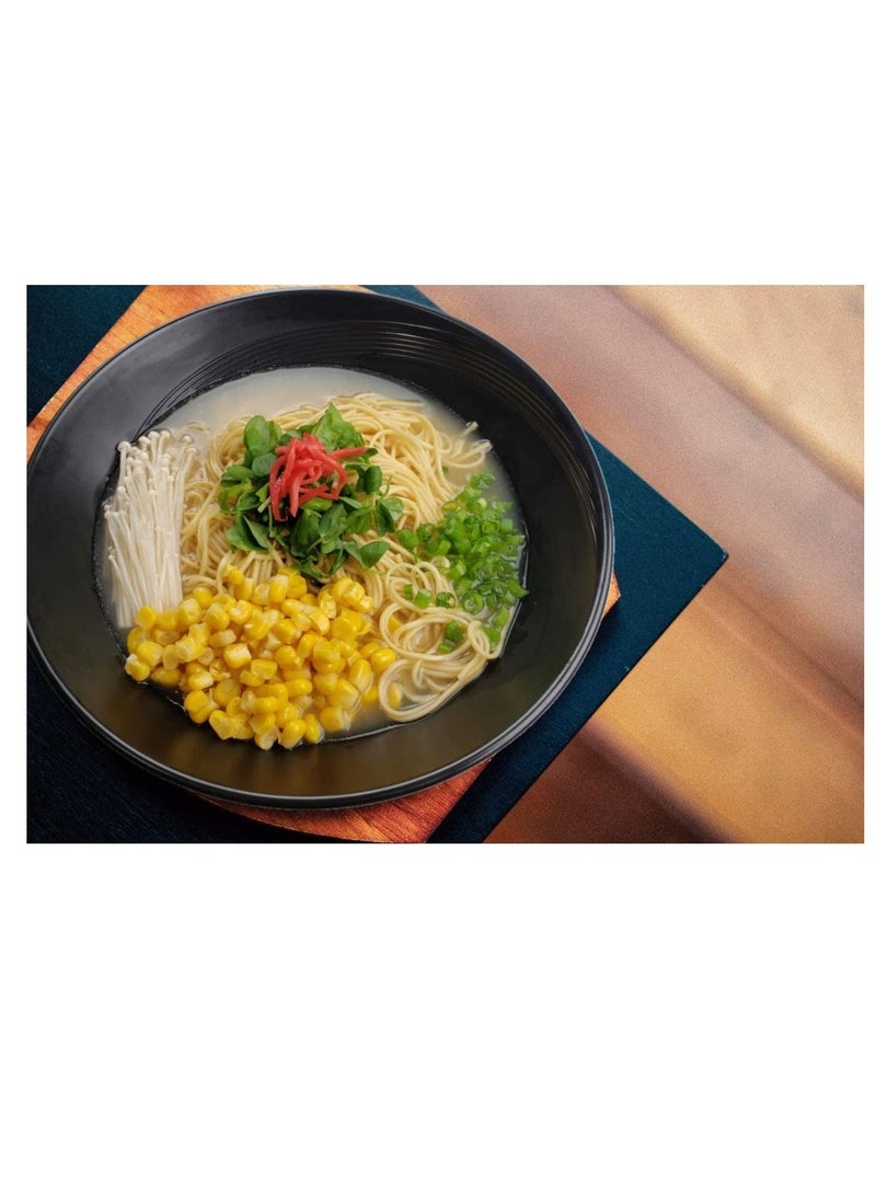 Ramen Bowls set, 2 Sets of 57-Ounce Soup Bowl Sets With Chopsticks and Spoons,Japanese Style Melamine Ramen Bowl Sets Suitable for Ramen, Pho, Noodle, Soup - Image 2