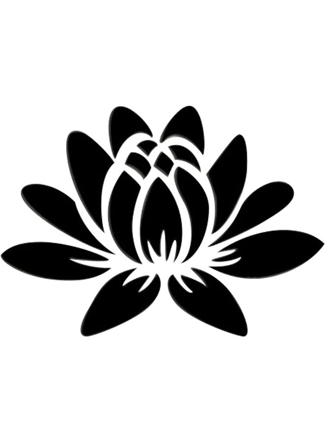 TPGP 3D Acrylic Mirror Lotus Flower Wall Sticker Self Adhesive Removable Ecological For Home Bedroom Living Room Bathroom Decoration  - Image 1