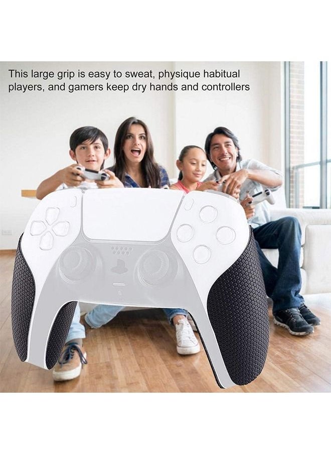 Anti-Skid Sweat-Absorbent Controller Grip for Sony ps5 Controller Sticker Cover Accessory Professional Textured Soft Rubber Pads Handle Grips for ps5 Controller Game Controller Protective Sticker