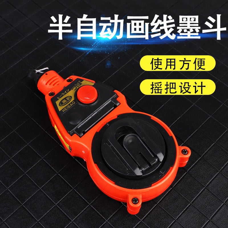 Woodworking Tools Line Ink Bucket Site Measurement Scriber Hand Roll Line Woodworking Scriber - Image 5