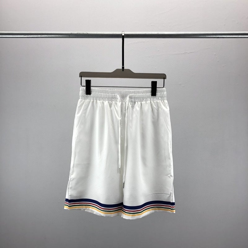 2023 New Summer Men's Casual Suit Short-Sleeved Shirt and Shorts with Mesh Print Pattern Inside for Men and Women - Image 3