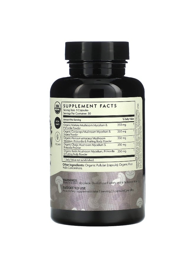 Terra Origin - Terra Origin, Healthy Mushroom Capsules, 90 Capsules - Image 1