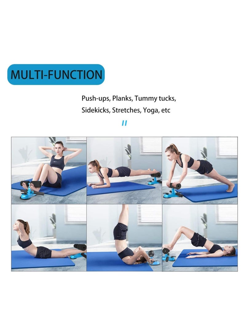 Arabest Sit Up Bar for Floor - Portable Sit Up Assistant Device with 2 Suction Cups and 4 Height Adjustable, Strong Self-Suction Sit Up Bar for Home Exercise - Image 4