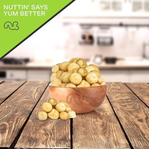 NUT CRAVINGS - Raw Macadamia Nuts, Unsalted, Shelled, (16oz - 1 LB) Bulk Nuts Packed Fresh in Resealable Bag - Kosher Healthy Snack, Food Assortments - Image 2