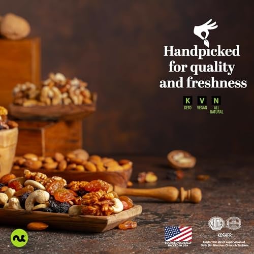 NUT CRAVINGS - Raw Macadamia Nuts, Unsalted, Shelled, (16oz - 1 LB) Bulk Nuts Packed Fresh in Resealable Bag - Kosher Healthy Snack, Food Assortments - Image 5