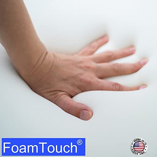 FoamTouch Upholstery Foam Cushion High Density 1" Height x 30" Width x 72" Length - Image 4