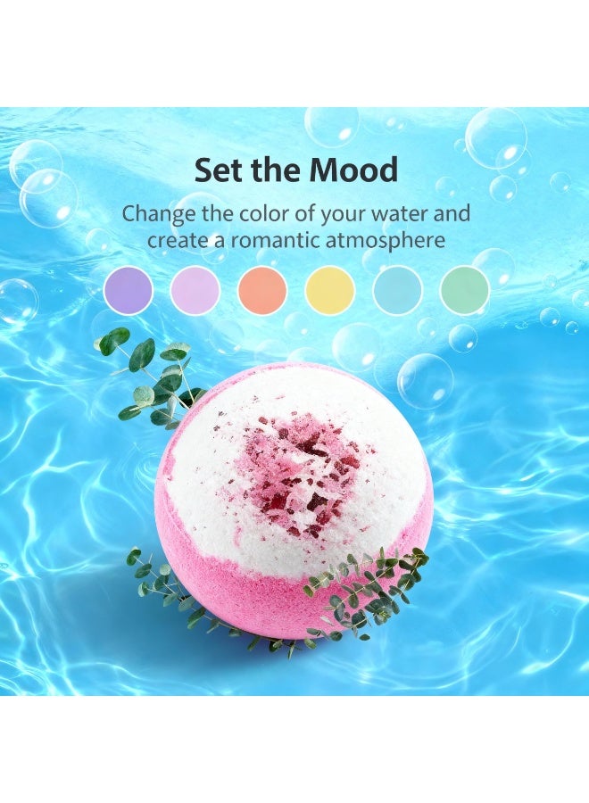 Bath Bombs Gift Set for Women  Kids, Shower Bombs with Organic Essential Oils, Bubble Bath Spa Skin Moisturizing for Girls, Ideal Gifts (12 PCS) - Image 4