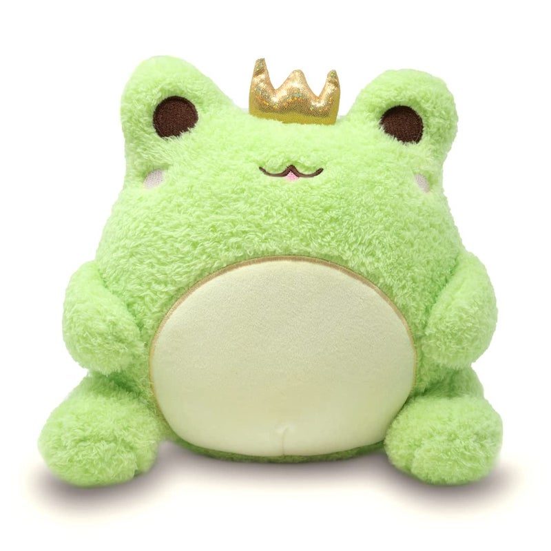 Cuddle Barn PlushGoals  Wawa The Prince Super Soft Cute Kawaii Froggie Collectible Stuffed Animal Plush Toy 9 inches - Image 2