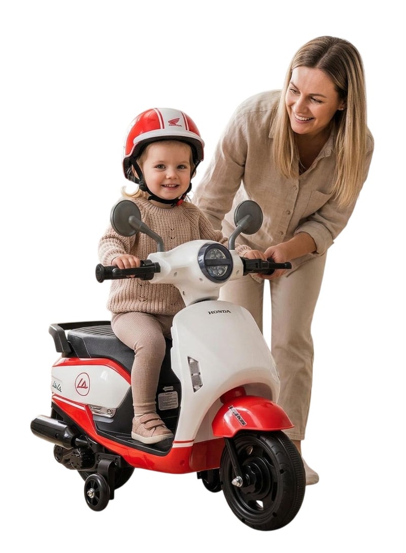 Honda Kids Ride-On Electric Motorbike 6V - Red - Image 2