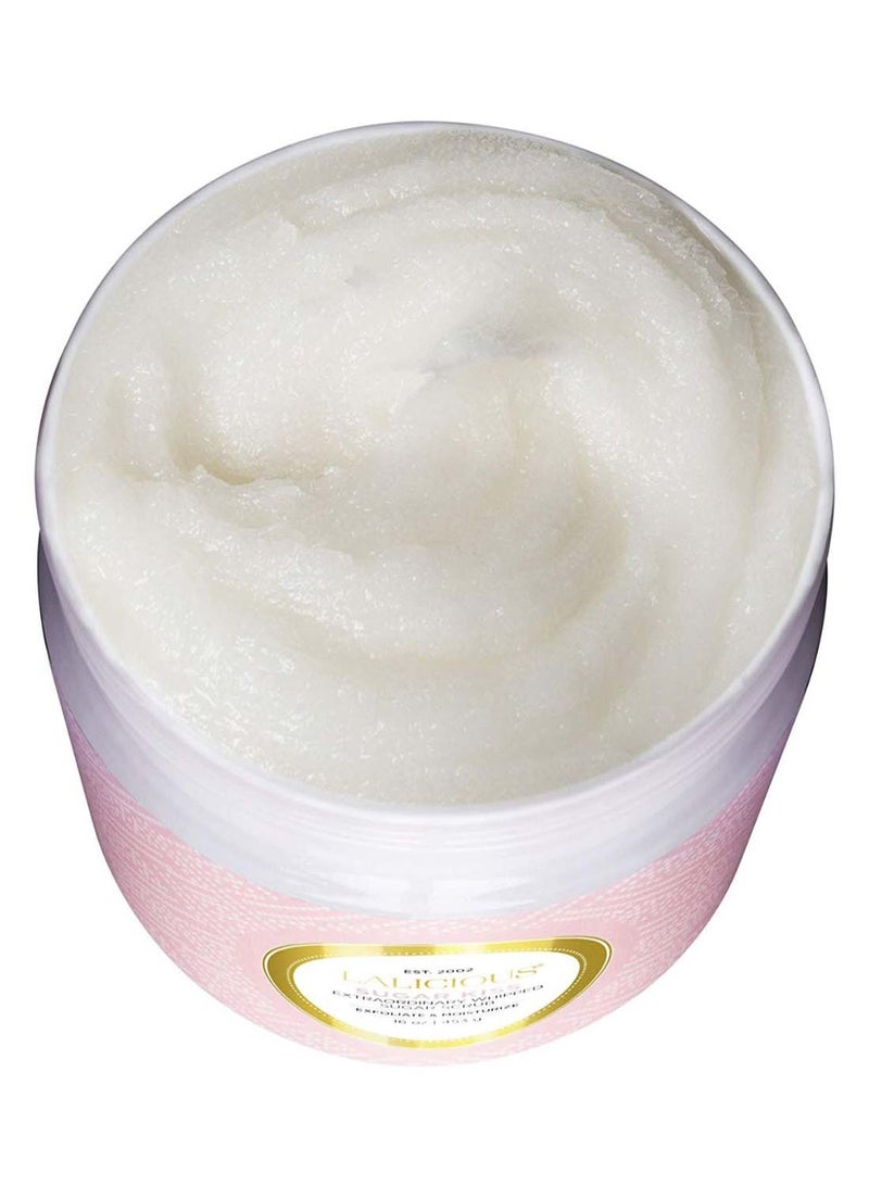 LALICIOUS Extraordinary Whipped Cane Sugar Body Scrub With Coconut Oil And Honey Scrub - Image 3