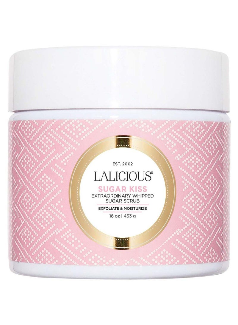 LALICIOUS Extraordinary Whipped Cane Sugar Body Scrub With Coconut Oil And Honey Scrub - Image 1