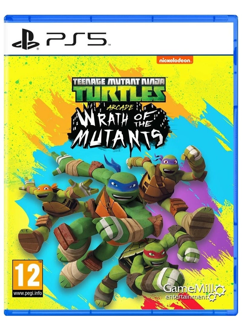 جيم ميل Teenage Mutant Ninja Turtles Arcade: Wrath of the Mutants للـ PS5 - لعبة أكشن ومغامرة - playstation_5_ps5 - Image 1