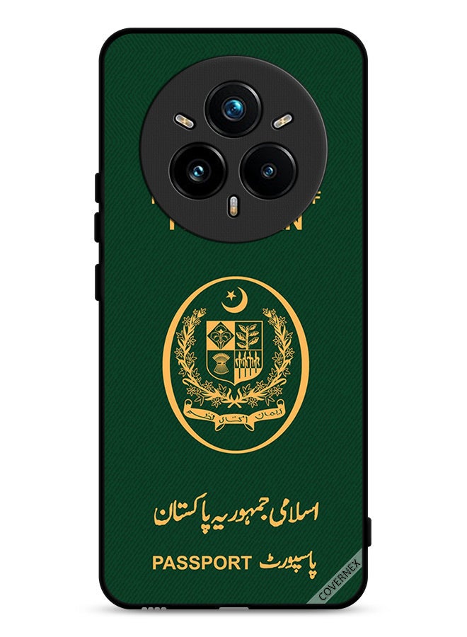 Covernex Realme 14 Pro Plus 5G Protective Case Cover Pakistan Passport Pattern