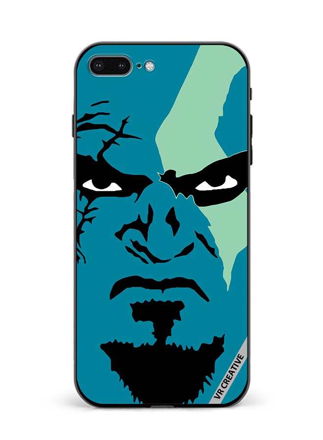 VR CREATIVE Protective Case Cover For Apple iPhone 7 Plus/8 Plus Face God Of War Design Multicolour - Image 1