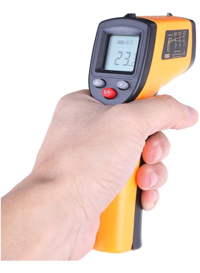 Benetech Digital Infrared Thermometer Laser Industrial Temperature Gun Non-Contact with Backlight -50-400°C - Image 1