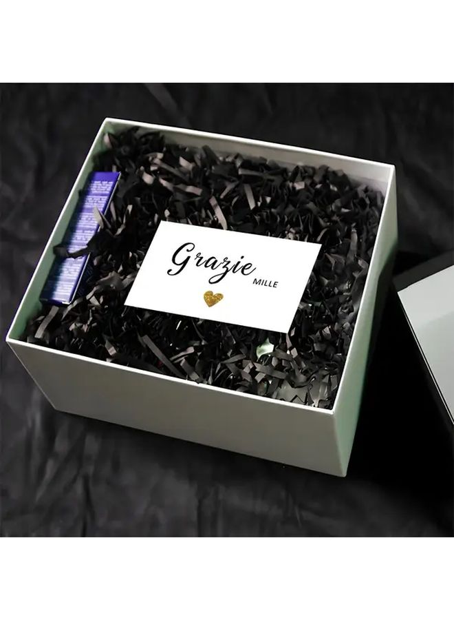 50 Pcs Italian Thank You Cards 9x5 4cm Double Sided Writable Commercial Gift Cards - Image 5