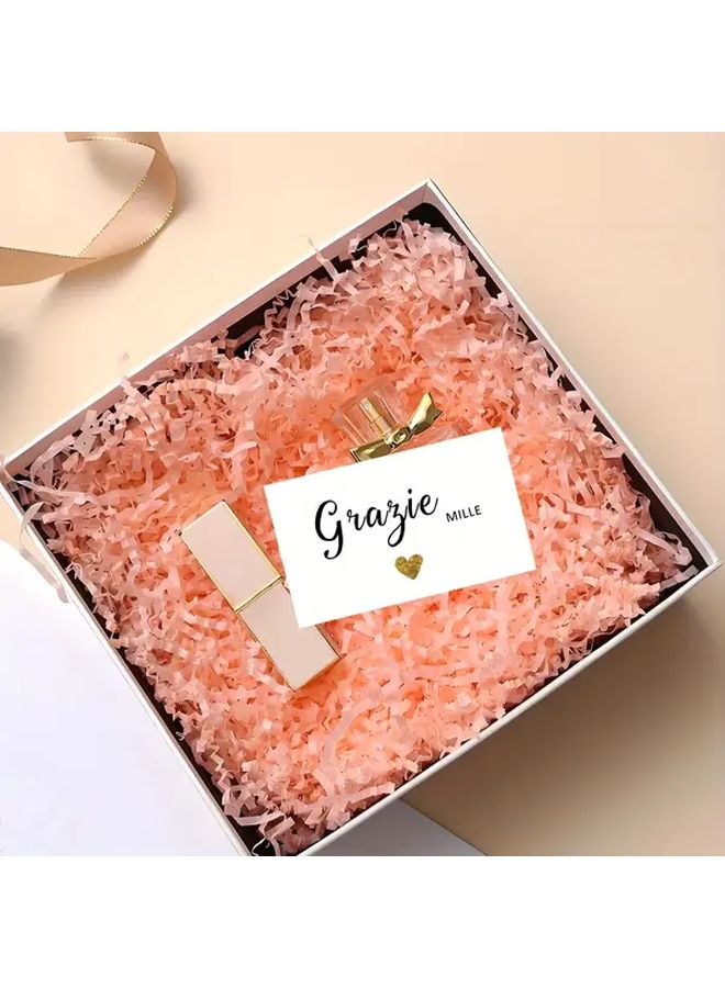 50 Pcs Italian Thank You Cards 9x5 4cm Double Sided Writable Commercial Gift Cards - Image 4