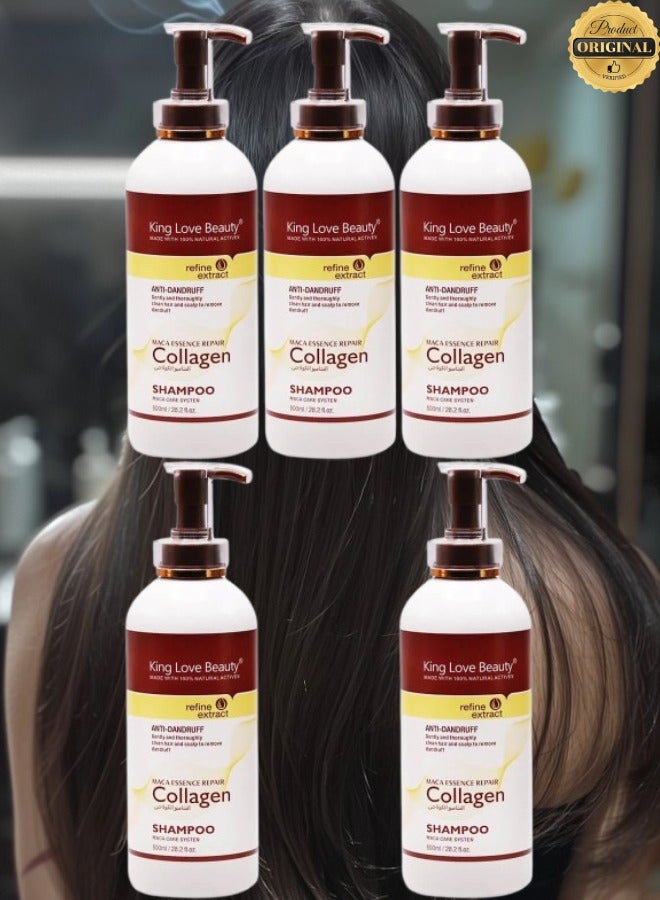 كينج 5 قطع كينج لوف بيوتي شامبو للشعر بالكولاجين 800 مل - Image 1