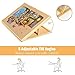 Lavievert 1500 Piece Tilting Jigsaw Puzzle Board with Wooden Cover Adjustable Puzzle Board with Builtin EaselStand Portable Puzzle Table with NonSlip Flannel Tabletop for Adults Kids - Image 3