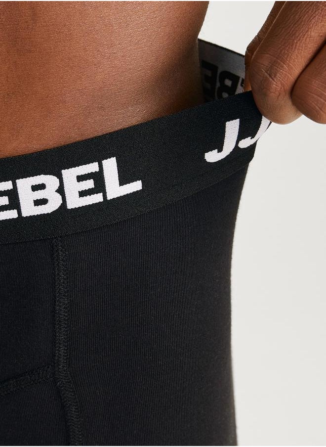 JJ Rebel by Jack & Jones Pack of 3 - Logo Detail Trunks  - Image 3