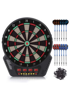 BlueFire Electronic Dart Board Set with LED Scoreboard – 13.5” Large Target, 27 Games & 243 Variations, 16 Players, 12 Soft-Tip Darts + 100 Extra Tips – Perfect for Adults & Kids, Parties, Practice, Indoor & Outdoor Fun (Battery/AC Powered)  - Image 1