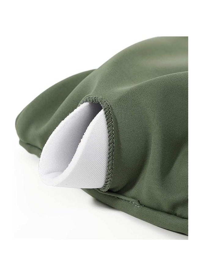 Muyixin طقم ملابس سباحة مكون من قطعتين بدون أكتاف وخصر مرتفع - Image 4