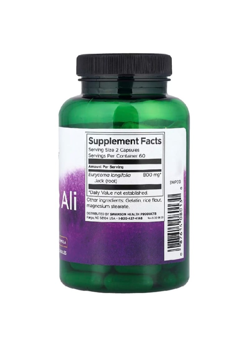 سوانسون تونغكات علي 120 كبسولة (400 ملجم لكل كبسولة) - Image 2