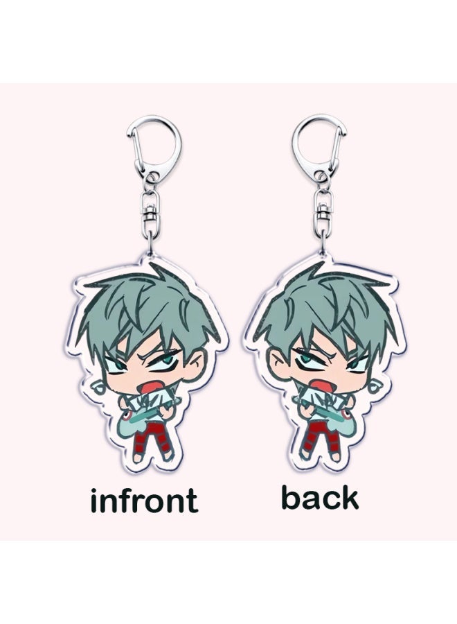 Popular Anime Alien Stage Chibis Keychains for Womens Accessories Bag Luka Ivan Till Mizi Hyuna Sua Keyrings Jewelry Fans Gifts-Color:48-Ships From:CHINA - Image 5