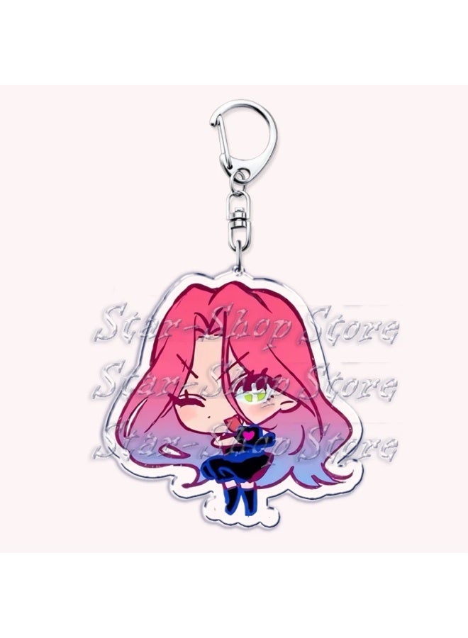 Popular Anime Alien Stage Chibis Keychains for Womens Accessories Bag Luka Ivan Till Mizi Hyuna Sua Keyrings Jewelry Fans Gifts-Color:48-Ships From:CHINA - Image 4