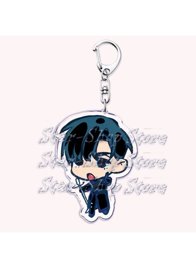 Popular Anime Alien Stage Chibis Keychains for Womens Accessories Bag Luka Ivan Till Mizi Hyuna Sua Keyrings Jewelry Fans Gifts-Color:48-Ships From:CHINA - Image 2