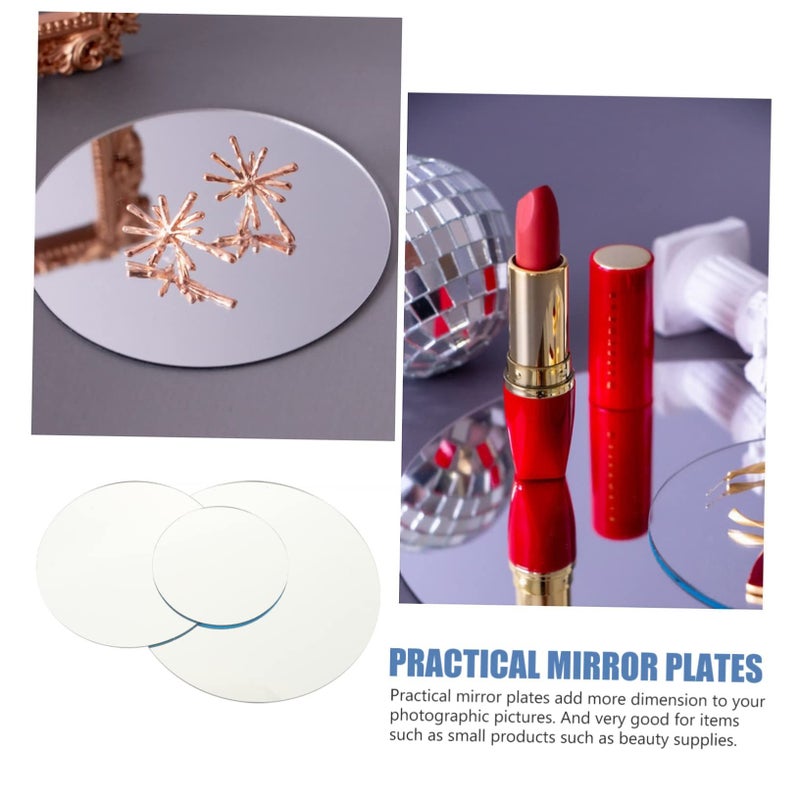 Acrylic Mirror Reflection Board Photography Props 3 Pieces For Food Cosmetics Jewelry Flowers Durable Safe Material Professional Photo Displays - Image 5