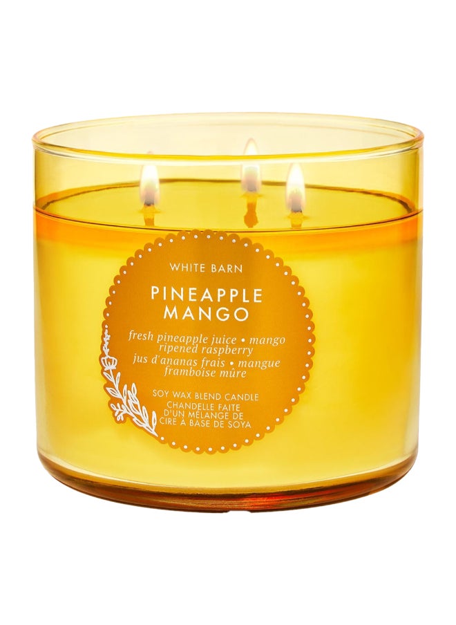 Bath & Body Works Pineapple Mango 3-Wick Candle 