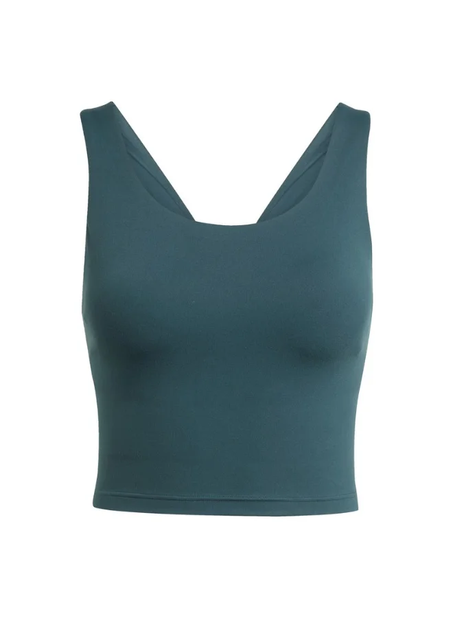 adidas Adidas All Me Ms Tank Green Workout Bra - Medium Support Bra For Women