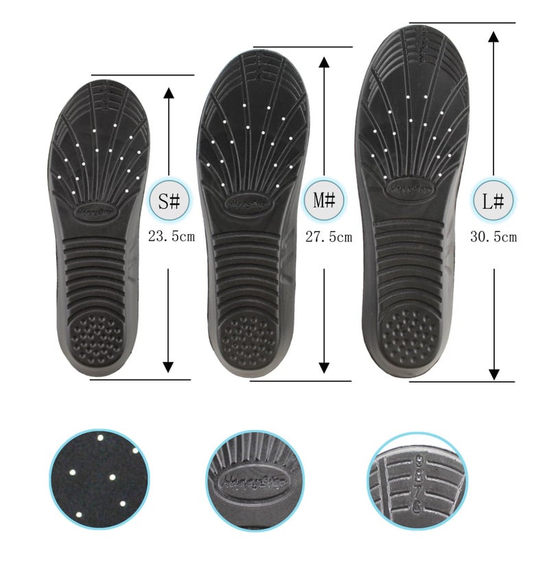 Happystep Memory Foam Insoles with Arch Support  Cushioning  and Shock Absorption - Relieve Plantar Fasciitis and Foot Pain  Comfort Everyday Shoe Insoles for Men & Women (US M: 8-12 or W: 9-14) - Image 4