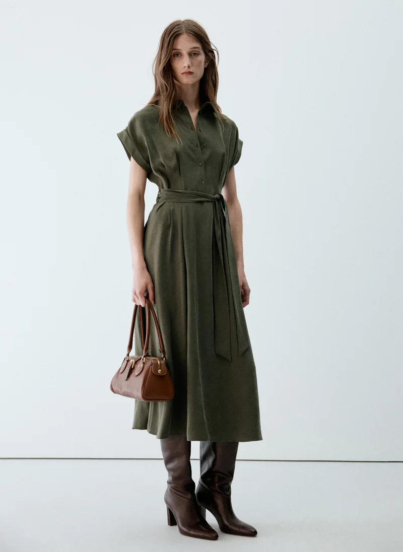 Mango Modal Shirt Dress