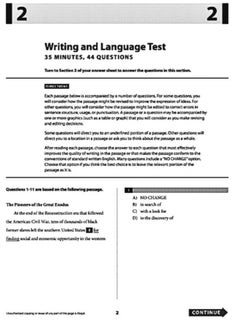 "إتقان قسم الكتابة واللغة في اختبار SAT - إصدار 2020"  - Image 4