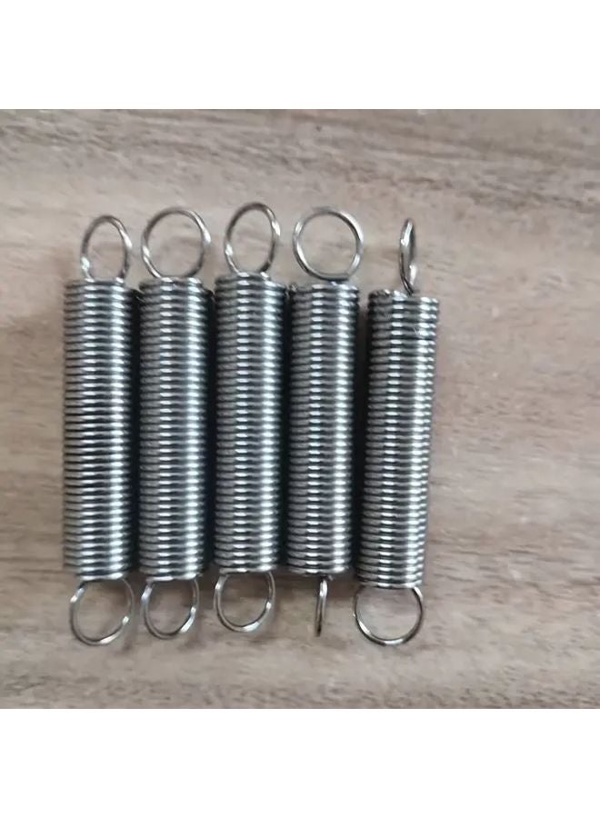 5pcs 0.8x7.6x45 Tension Pull Springs Mechanical Extension Constant Force Springs - Image 1