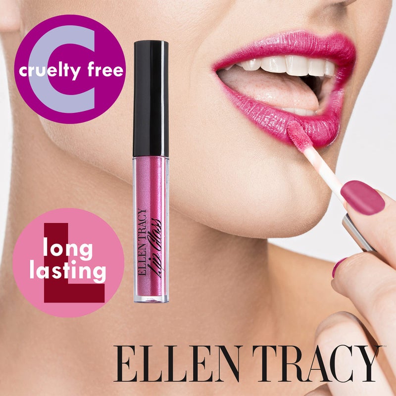 Enchante Ellen Tracy 10 Pc Lip Gloss Collection, Shimmery Lip Glosses for Women and Girls, Long Lasting Lip Gloss Set with Rich Varied Colors, Great Holiday and Birthday Gift - Image 3