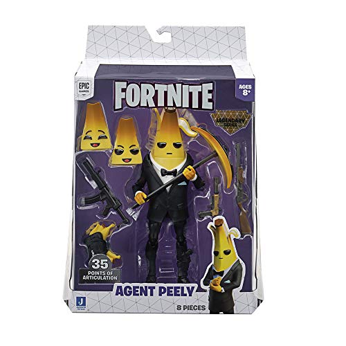 FORTNITE سلسلة فورتنايت الأسطورية، حزمة شخصية واحدة - 6 بوصة عميل بيلي - شخصية عمل قابلة للجمع - تشمل 3 وجوه قابلة للتبديل - Image 1