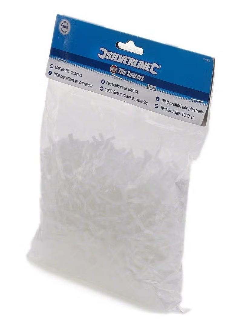Silverline Tile spacer 1000pk 1.5mm