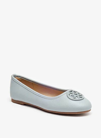 سيليست Women's Logo Accent Round Toe Ballerina Shoes