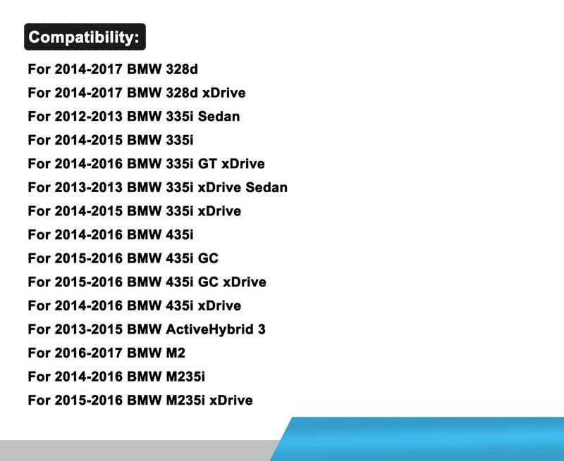 koxuyim Upper Radiator Hose to Expansion Tank Vent Hose 17128570061 for BMW M235i F30 F32 F87 335i 435i M2 - Image 2