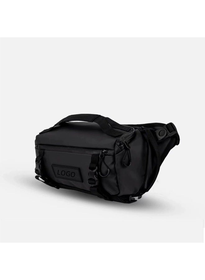 Manufacturers Produce Shoulder Camera Bag 6 Liters 9 Liters SLR Camera Bag Slung Waist Bag Portable Lens Bag-Color:Black-Size:6 Liters - Image 3