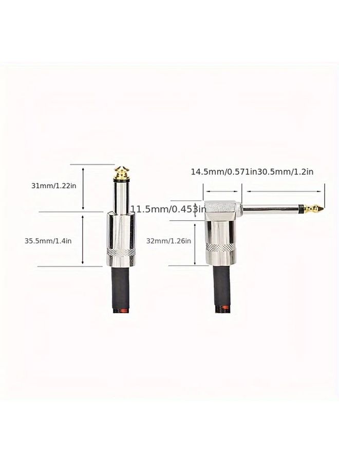 10 Meter Guitar Bass Amplifier Cable RCA Connectors Durable Flexible 2024 Model - Image 3