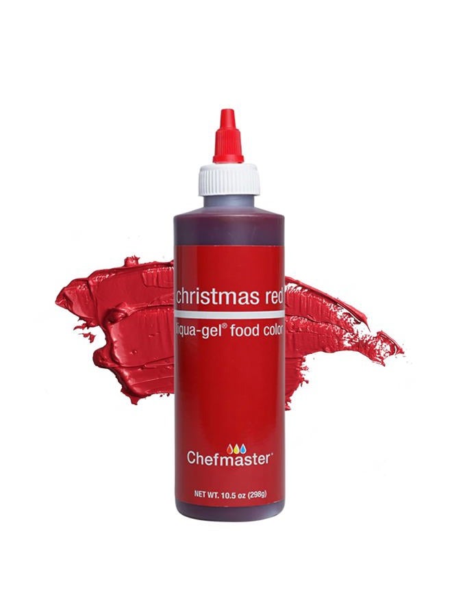 Chefmaster Liqua-Gel Food Color, 10.5-Ounce, X-Mas Red - Image 1